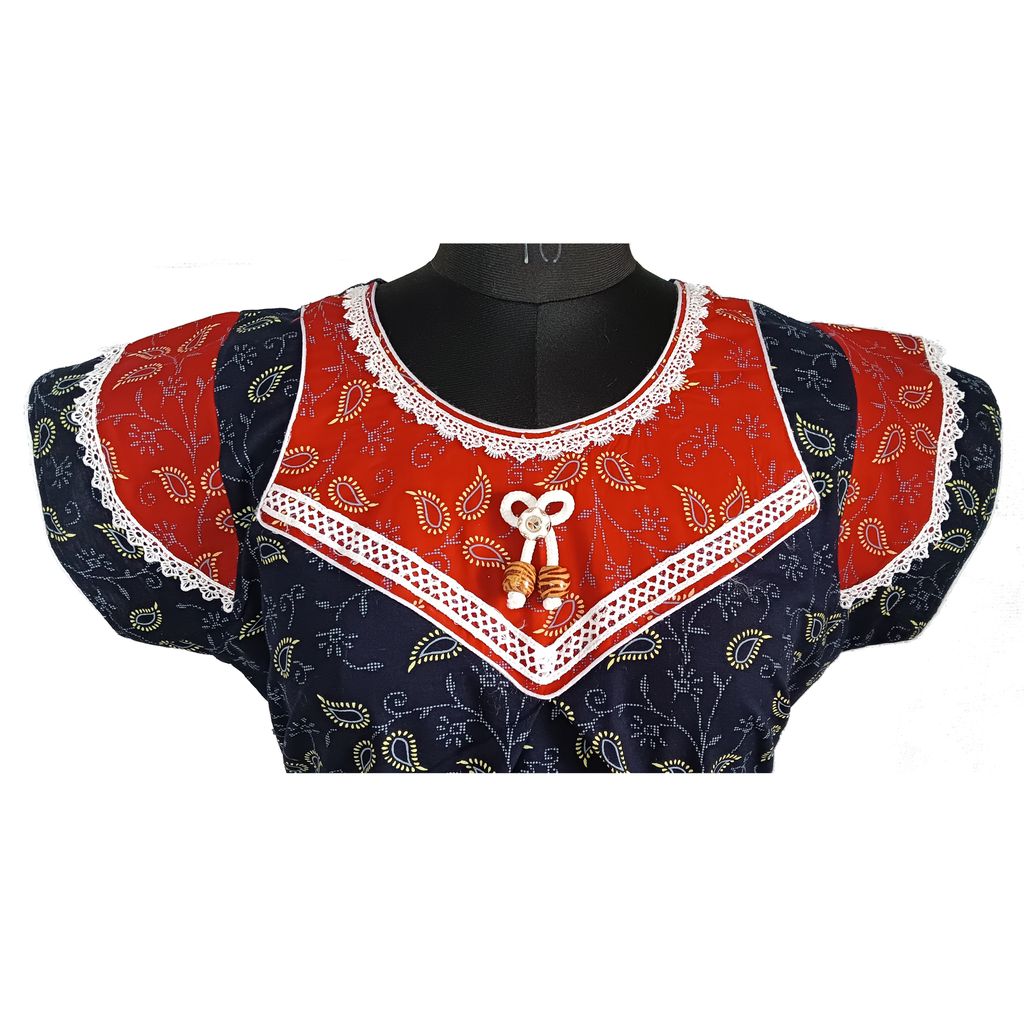 Laadli pure cotton dubble colour fancy xl size cotton nighty for women view 2