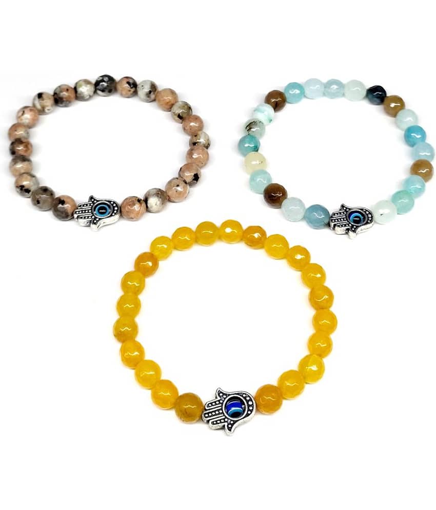 DAIVYA WELLNESS - Multicolor Bracelet ( Pack of 3 ) view 2