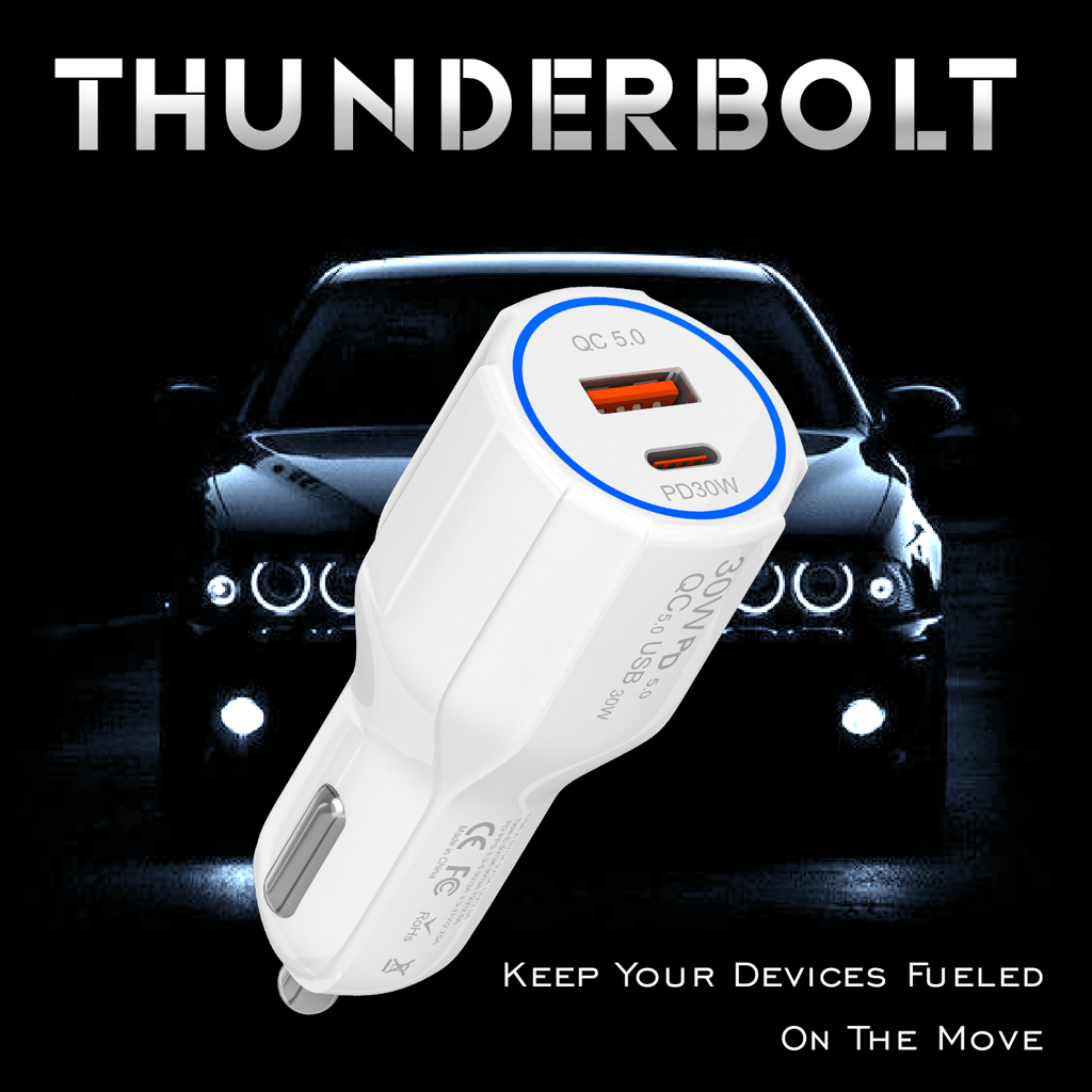 Thunderbolt Car Charger view 2