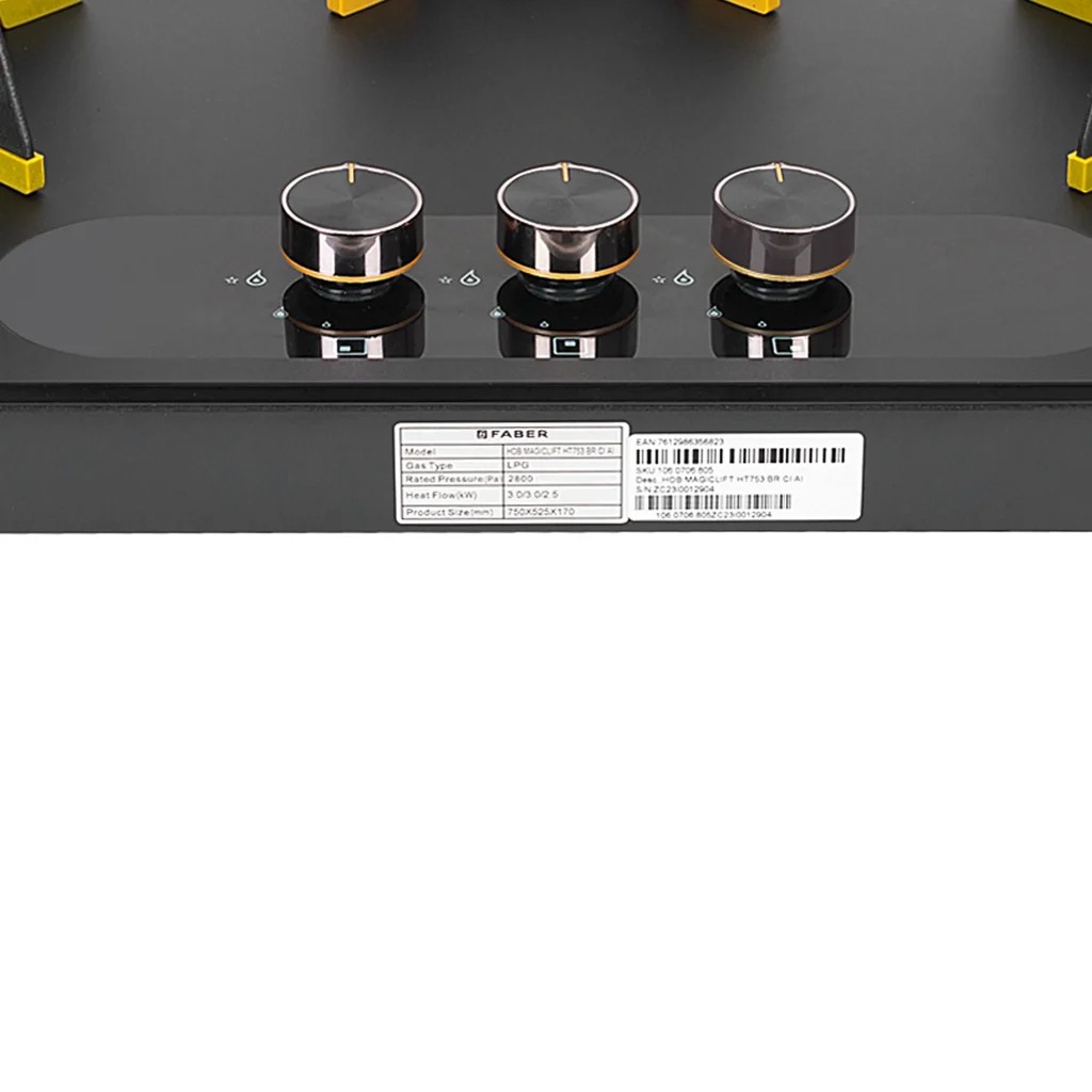 Faber Hob Magiclift HT753 BR CI AI view 2