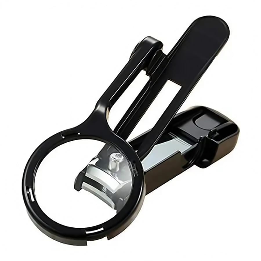 Magnifying Glass Super Nail Clippers, 3x Magnifying Glass To Increase Confidence of Manicured Nails and Reduce Eye Strain Suitable For Men, Women and Children Nail Cutter (Original Quality) view 2