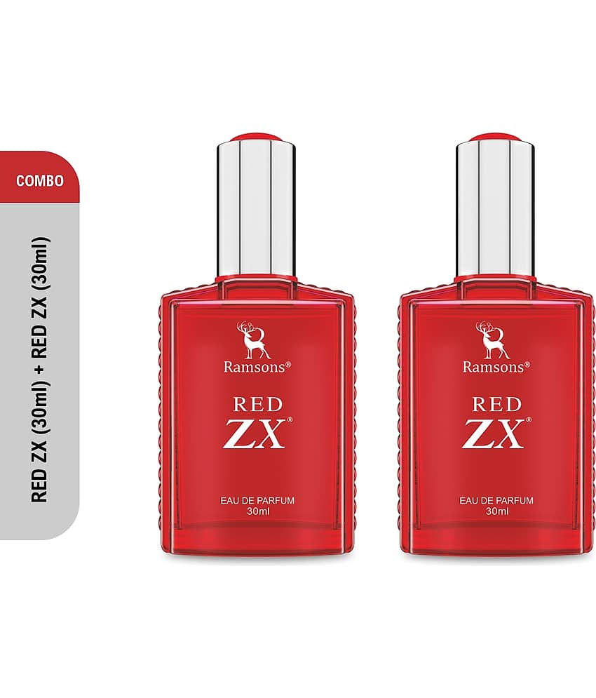 Ramsons - RED ZX Eau De Parfum Smoky Mild -Fragrance For Men 30ml each( Pack of 2 ) view 2