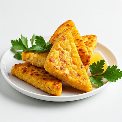 Corn Cheese Triangles