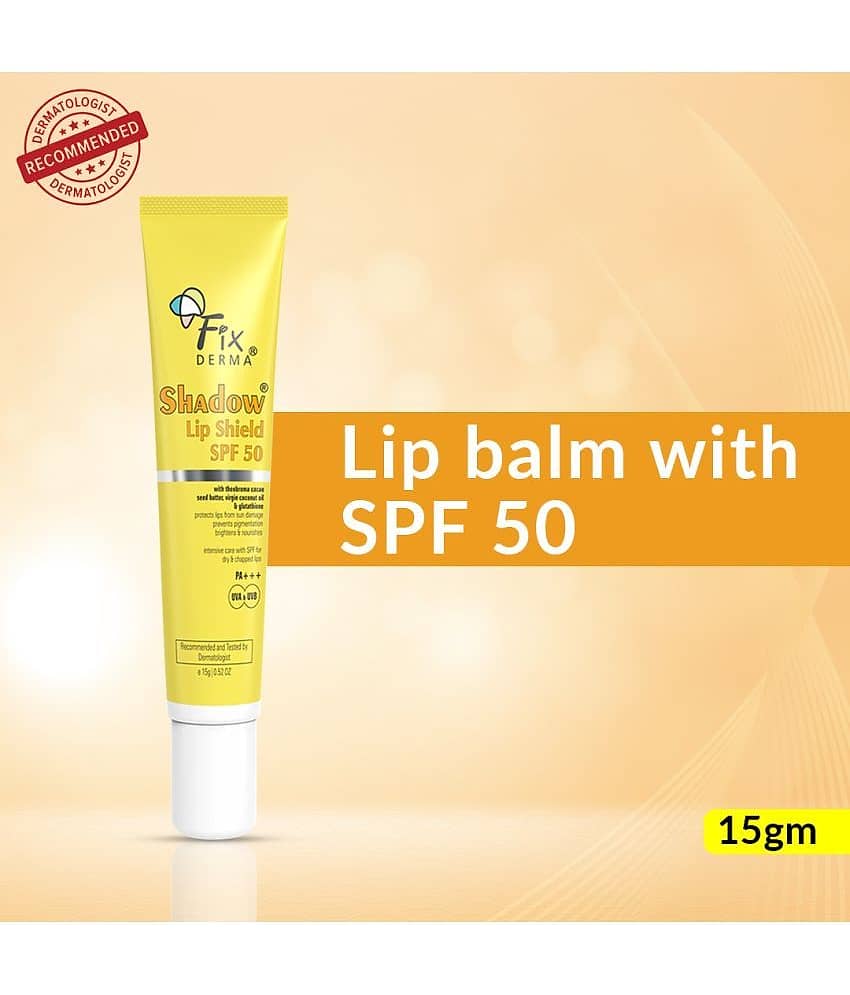 Fixderma Shadow SPF 50 Lip Shield, Lip Balm with SPF 50, Prevents Sun Damage, UVA & UVB, 15 gm view 2