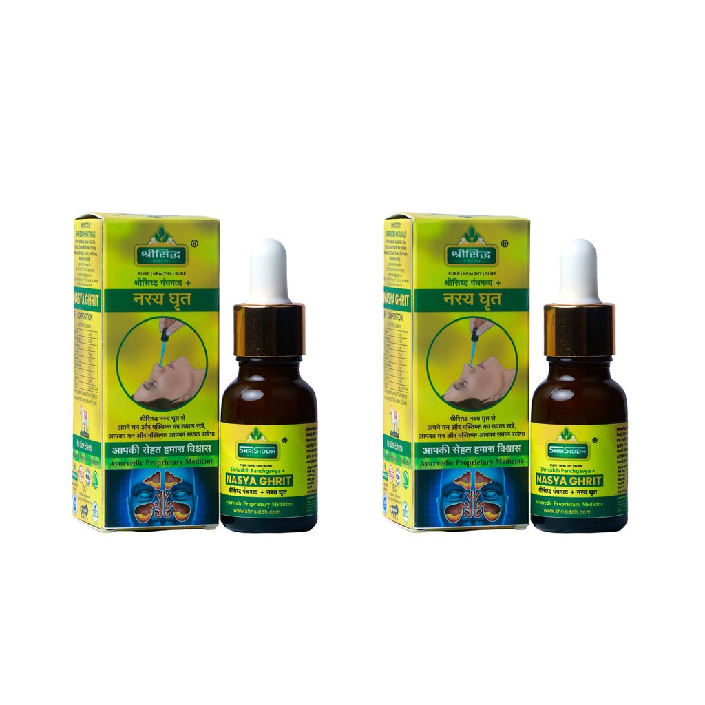 Shrisiddh Nasal Care Drop | Ayurvedic Nasya Ghrit for Clear Breathing, Sinus Relief & Daily Wellness | Panchagavya Nasal Care Drop | Pack of 2 (15ml Each) view 2