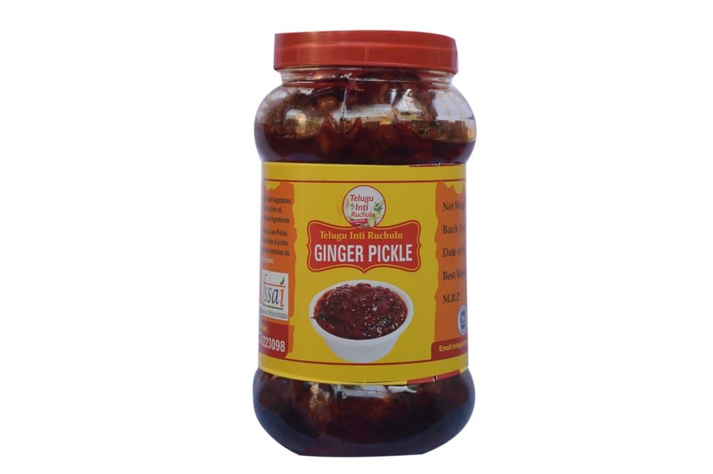 Telugu Inti Ruchulu Ginger Pickle view 2