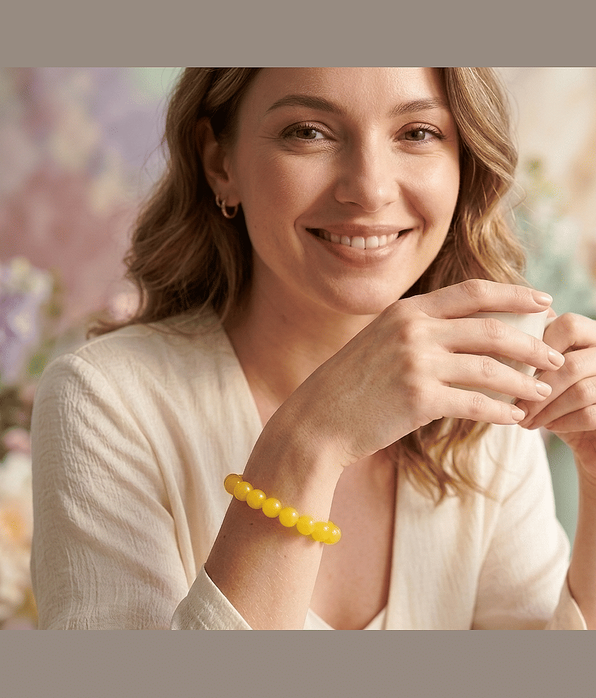 DAIVYA WELLNESS Yellow Bracelet ( Pack of 1 ) view 2