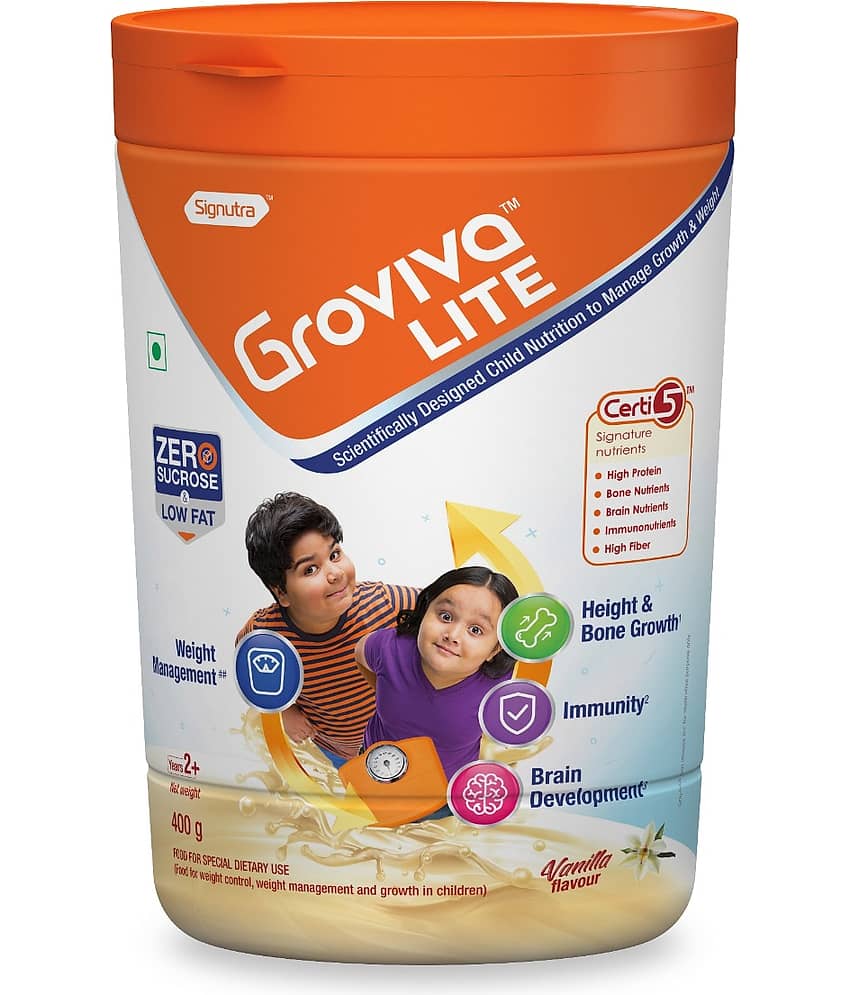 Groviva Vanilla Lite Nutrition Drink 400 g