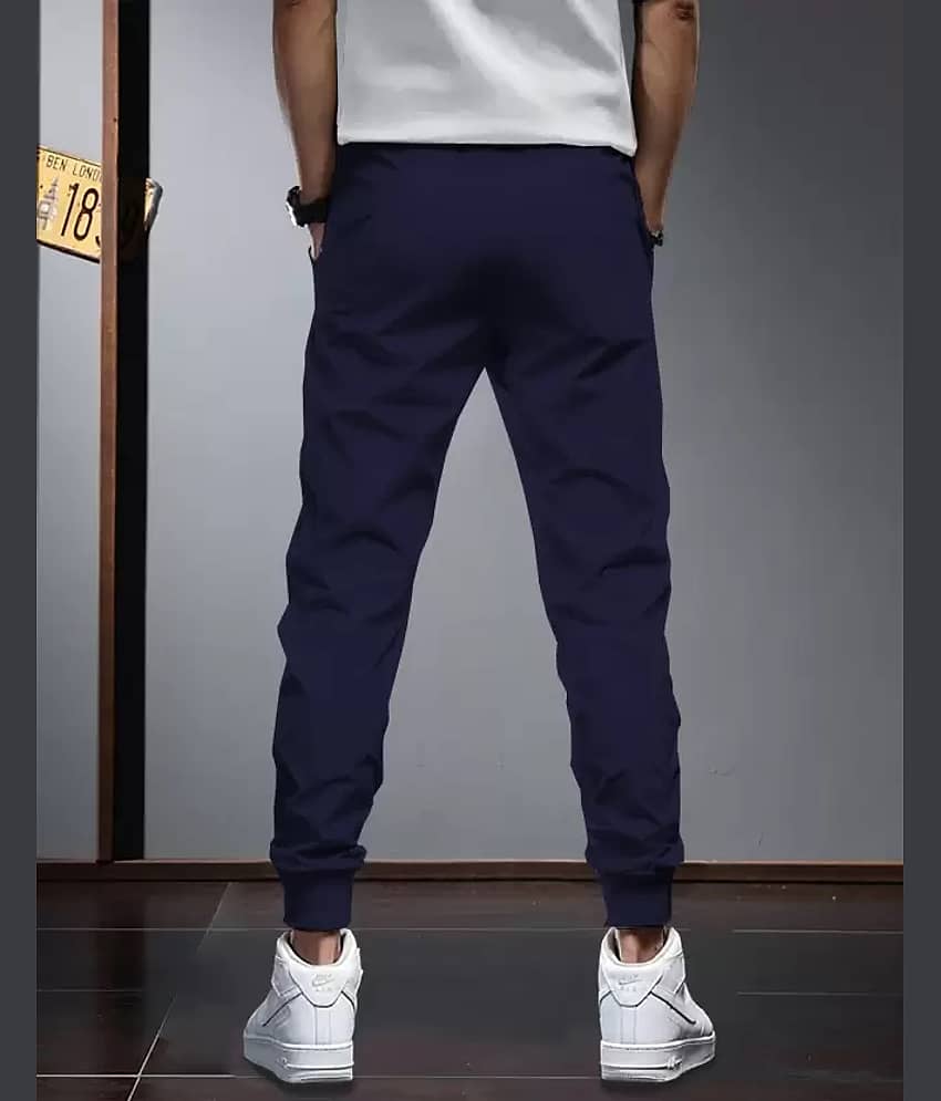 Reya Grey Cotton Blend Men's Joggers ( Pack of 1 ) view 2