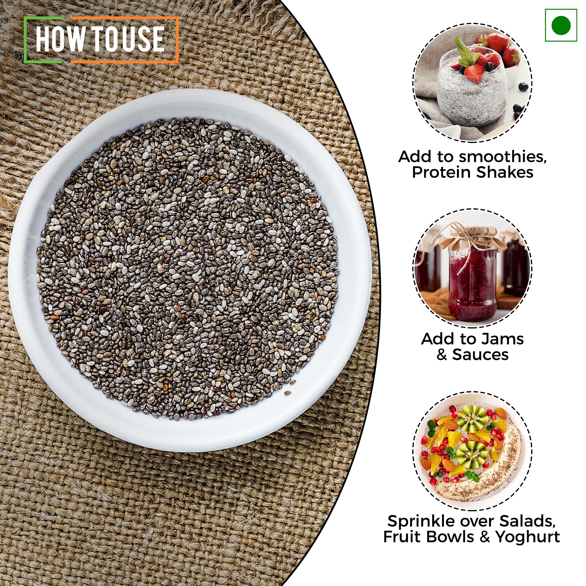 Chef Urbano Seeds Chia Bottle 180 Gms (MRP: Rs. 199/-) view 2