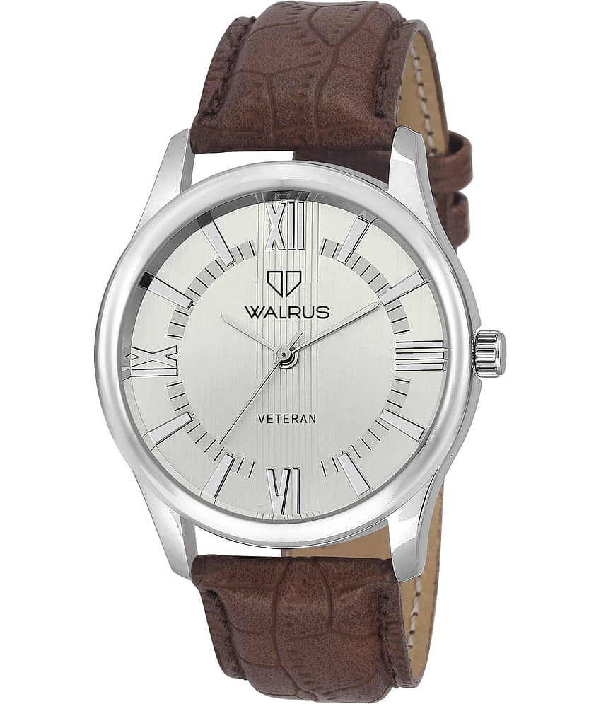 Walrus Brown PU Analog Men's Watch view 2