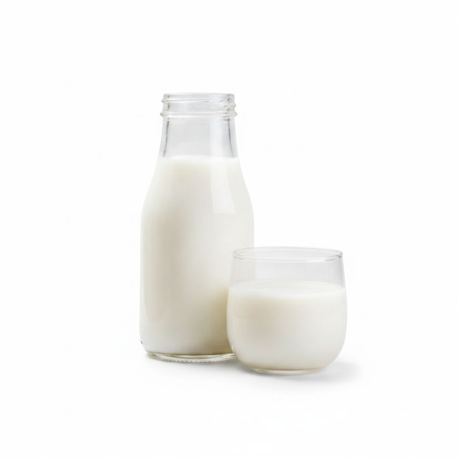 Fresh Dairy Milk - 1 kg - One glass bottle view 2