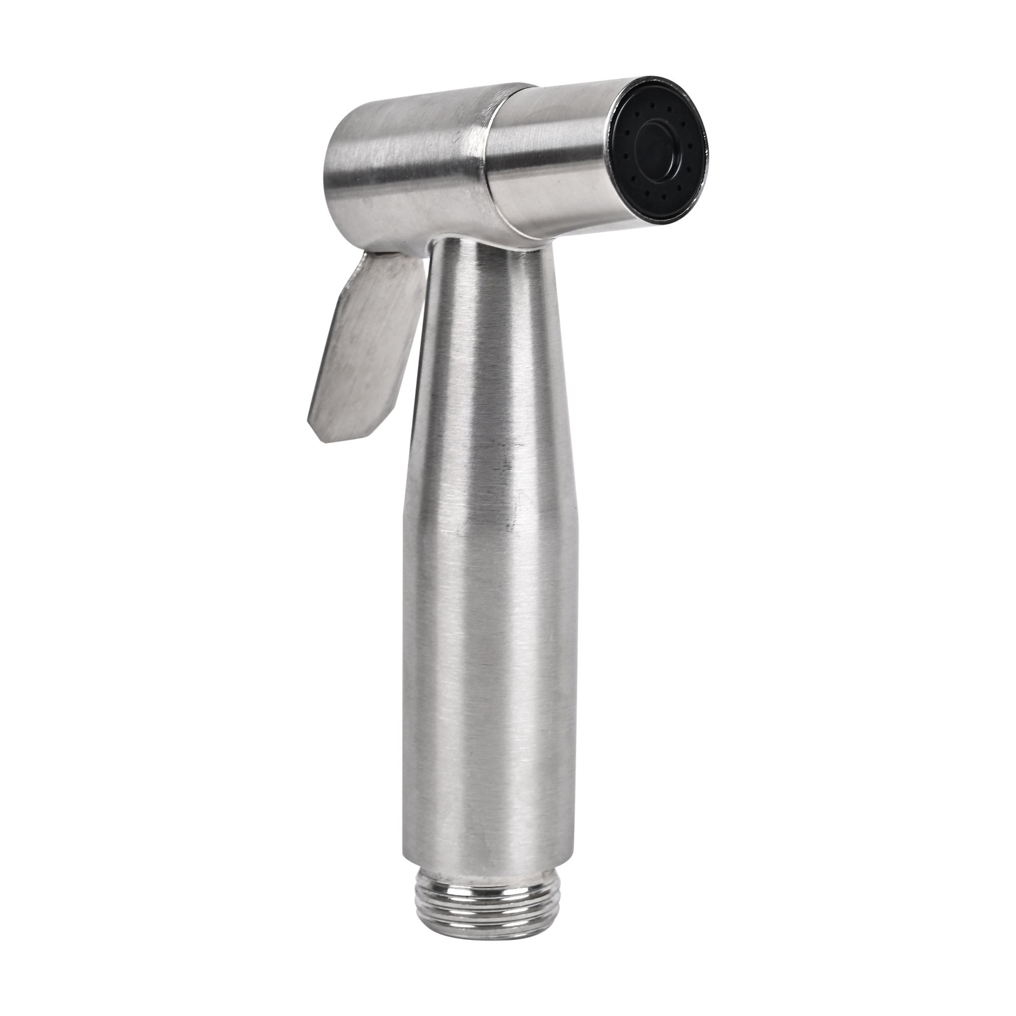 Prem Tiles Stainless Steel Health Faucet Set, 1.2m Flexible Hose, Wall Hook, Silver (Gun with Hose Pipe and Holder, 2, Piece) view 2