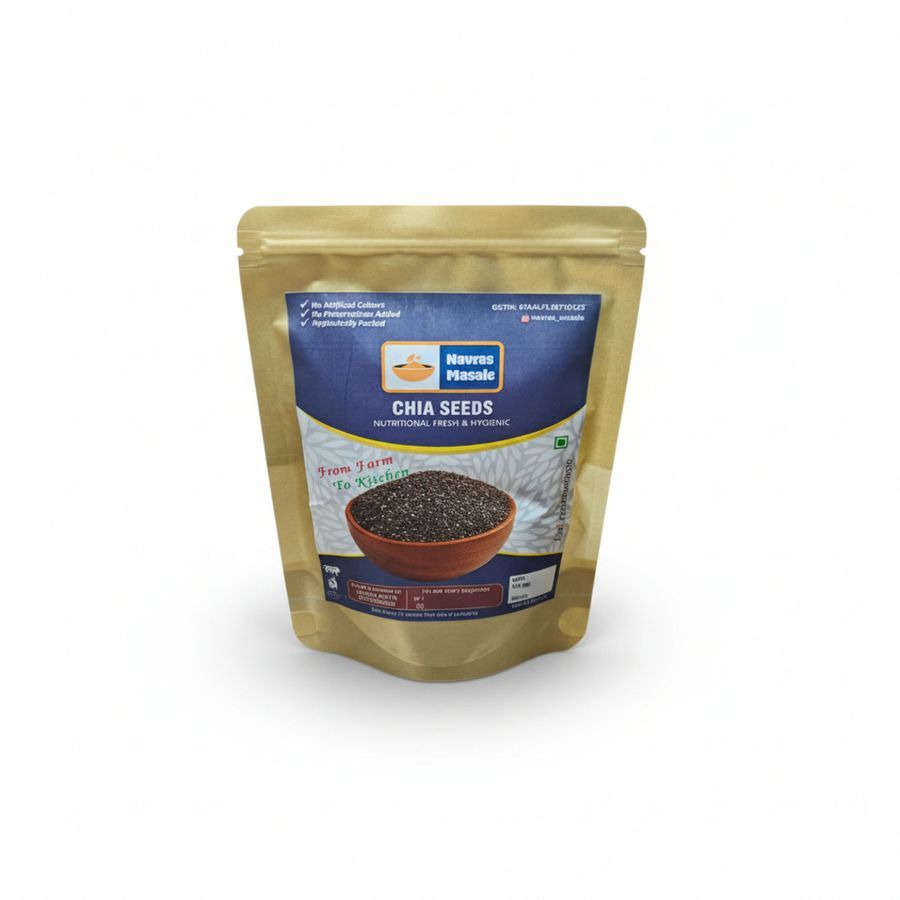 Navras Masale Chia Seeds - 200 gm - One pouch view 2