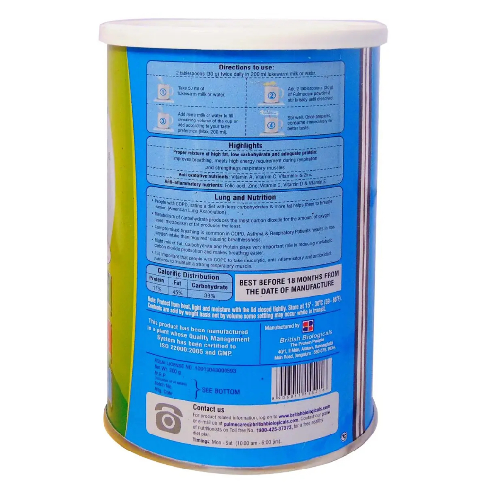 Pulmocare Powder 200 Gms view 2