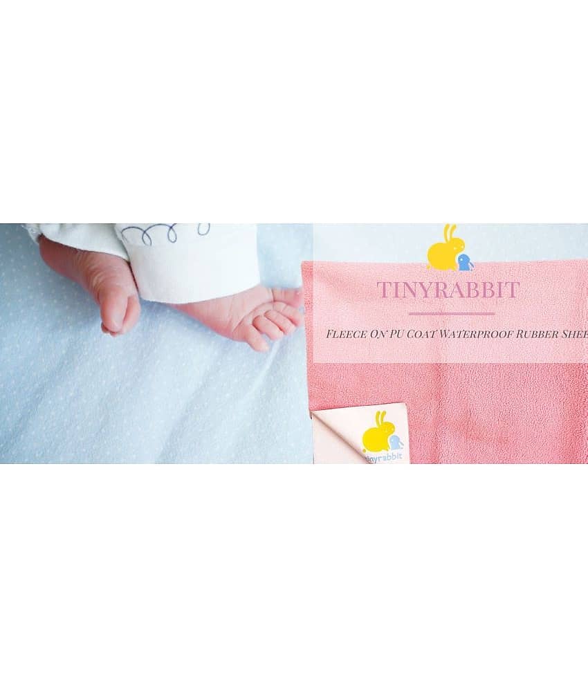 tinyrabbit Orange Laminated Waterproof Sheet ( 70 cm × 100 cm - 1 pcs ) view 2