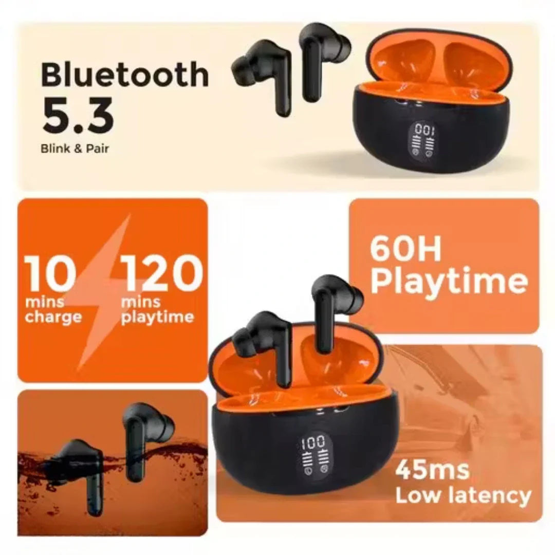TecSox Pulse411 Bluetooth Earbuds | Deep Bass view 2