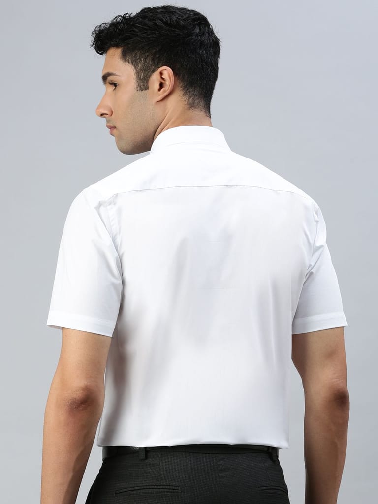 Mens Heroic Cotton White Shirt 100% Cotton view 2