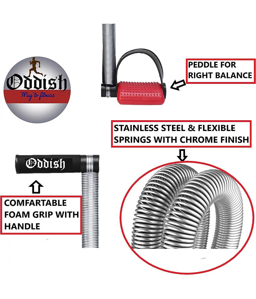 Oddish® Single Spring Tummy Trimmer – Heavy Duty Ab Exerciser for Men & Women | Full Body Workout, Weight Loss & Core Strengthening Equipment view 2