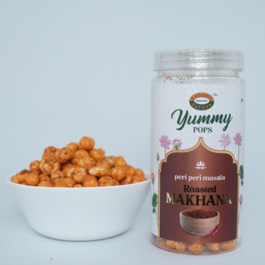 Chatpata & Spicy Pack | Peri Peri Masala Makhana, Mumbai Chat Makhana, Spanish Tomato Makhana, Indian Spices Makhana - 324 gm - Pack of 4