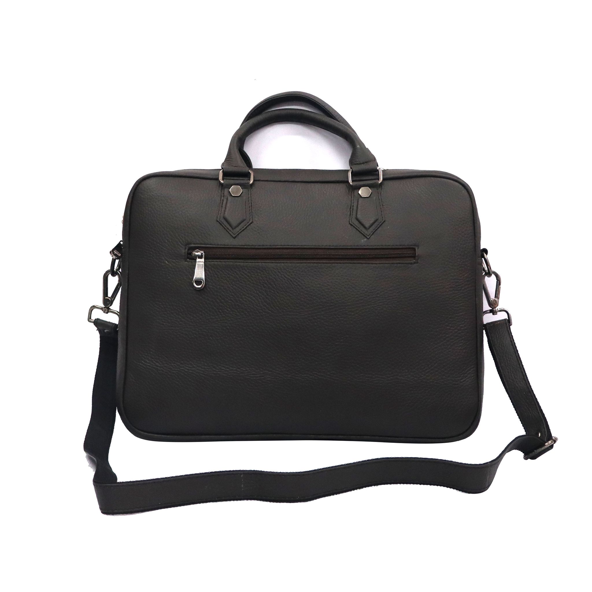 FHS Genuine Leather Laptop- Styles Bag for Men & Women view 2