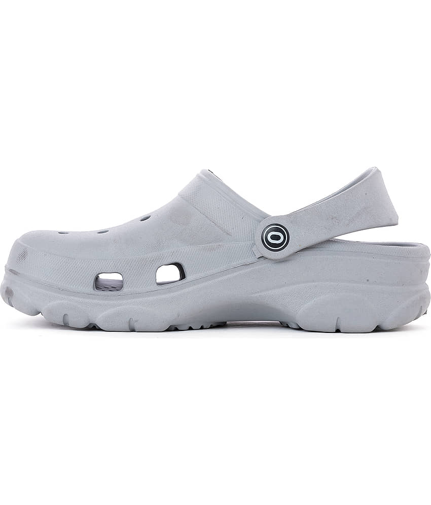 KHADIM - Gray Men's Clogs view 2
