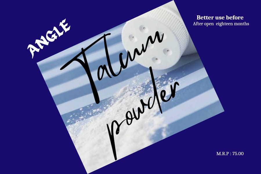 Angle Talcum Powder