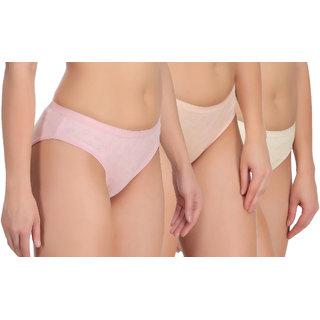Empisto Branded Peach,Yellow,Pink Color Cotton Fabric Panty view 2