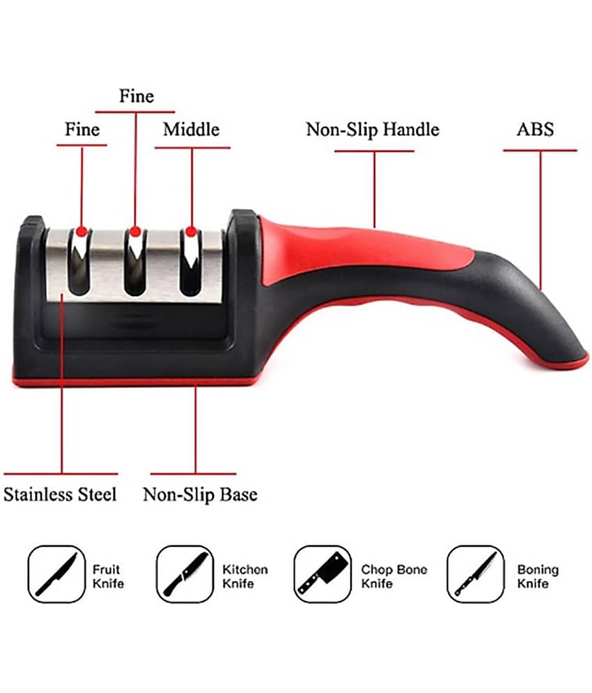 MANDEV Multicolor Tool Steel Knife Sharpner Blade Length 5 cm ( Pack of 1 ) view 2