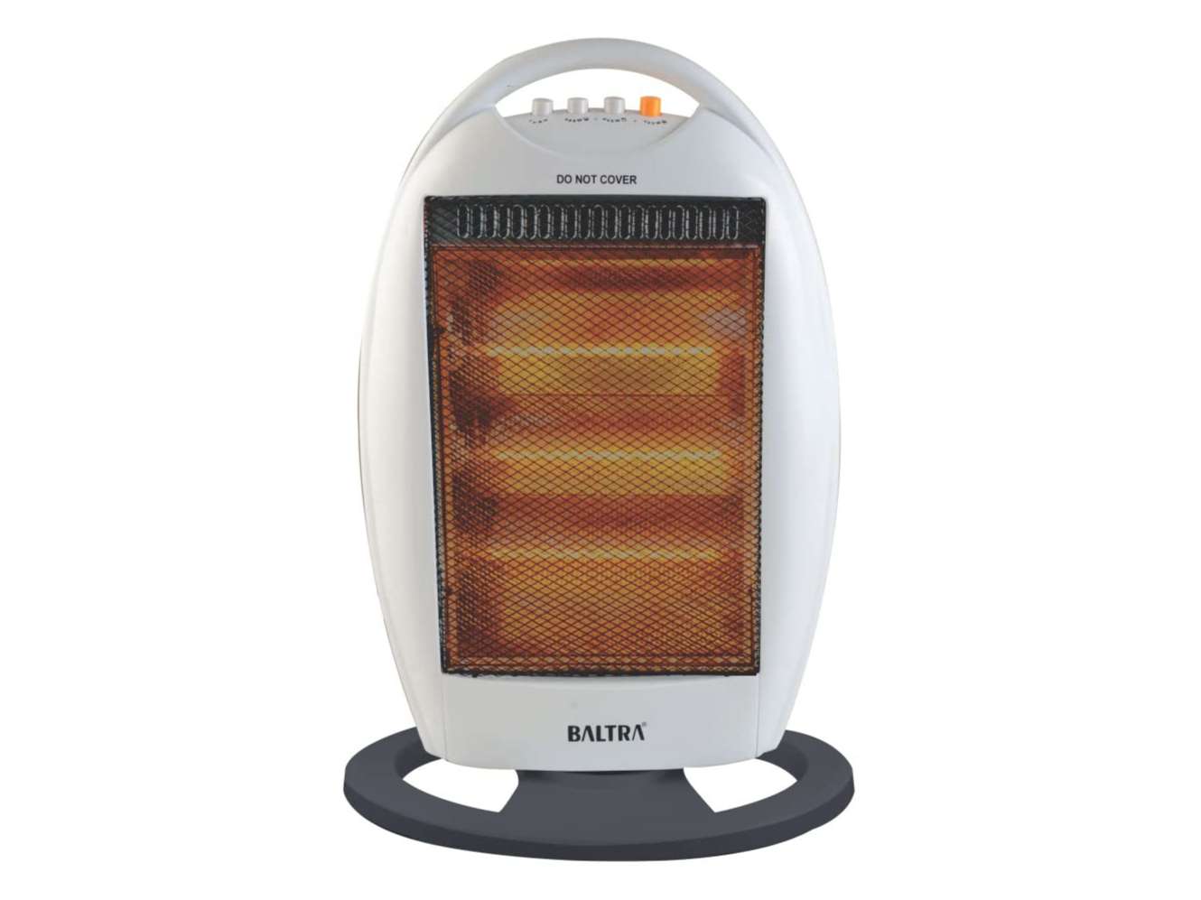 Baltra Room Heater for Bedroom, Hall, Carbon+ 1200 watt Home Heater for Room in Winter, 3 Heating Levels 400/800/1200W Tip-over Protection