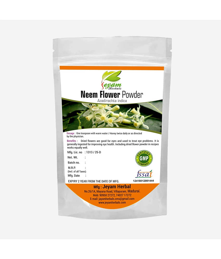 Jeyam Herbals Neem Flower powder| Azadirachta Indica Powder 200 gm
