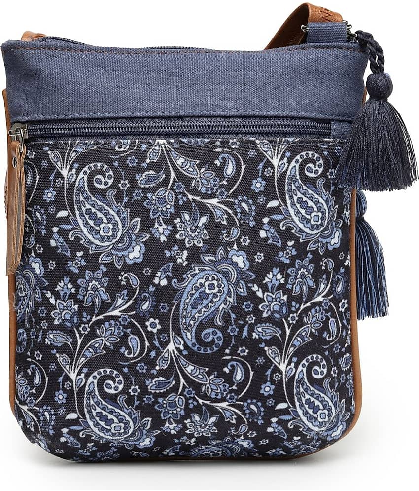 Anekaant Sling Bag PU Set of 1 ( Navy Blue ) view 2