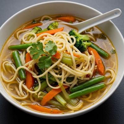 Veg Noodles Soup
