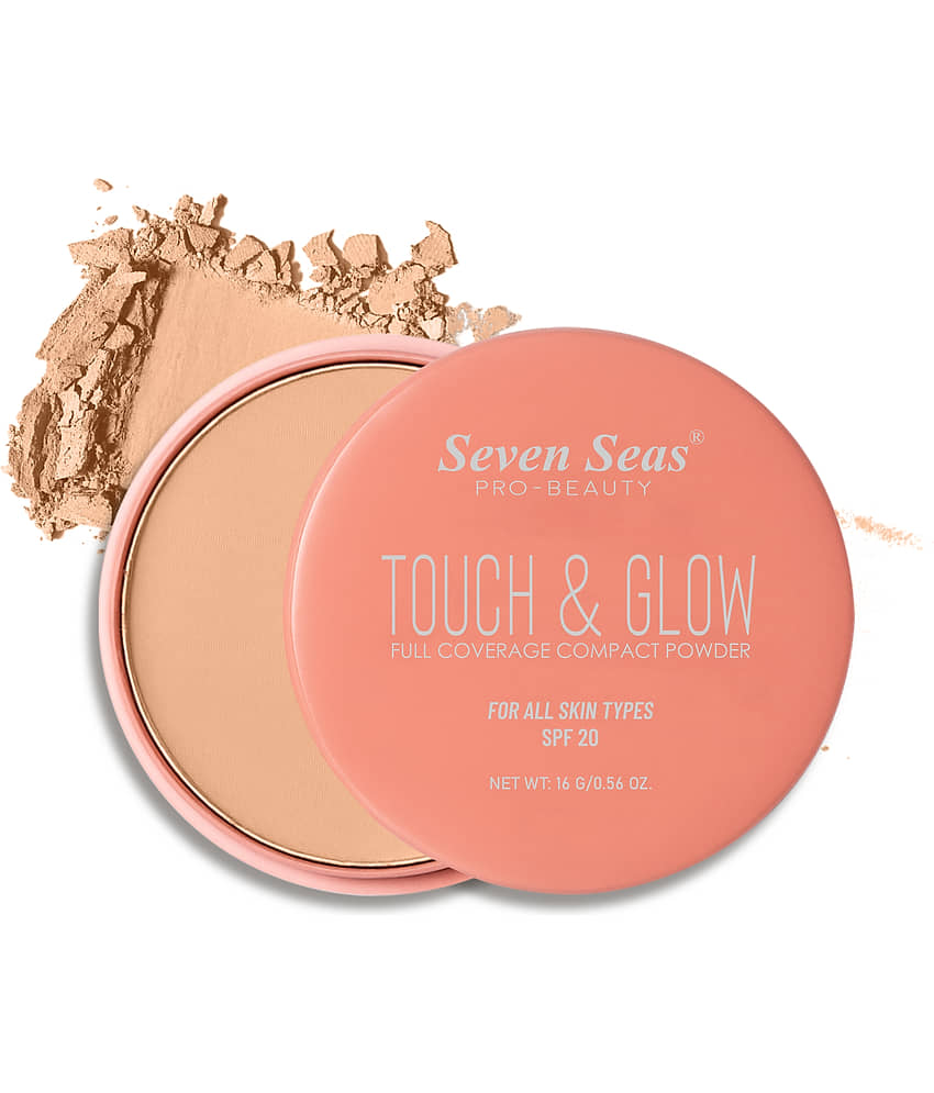 Seven Seas Touch N Glow Compact Pressed Powder Medium 16 g view 2