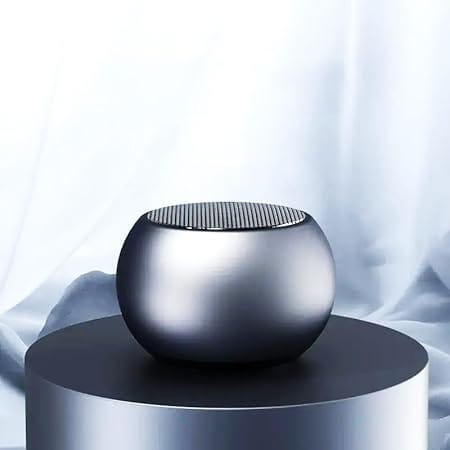 Mini Boost Wireless Bluetooth Speaker with Deep Bass Sound, Built-in Mic, Portable Metal Design, Rechargeable Battery, Multi Color