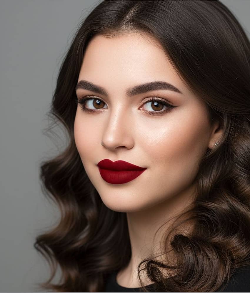 Beauty Women Maroon Matte Long Lasting Liquid Lipstick ( Pack of 1 ) view 2