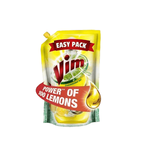 Vim Dishwash Gel Liquid Lemon 115ml