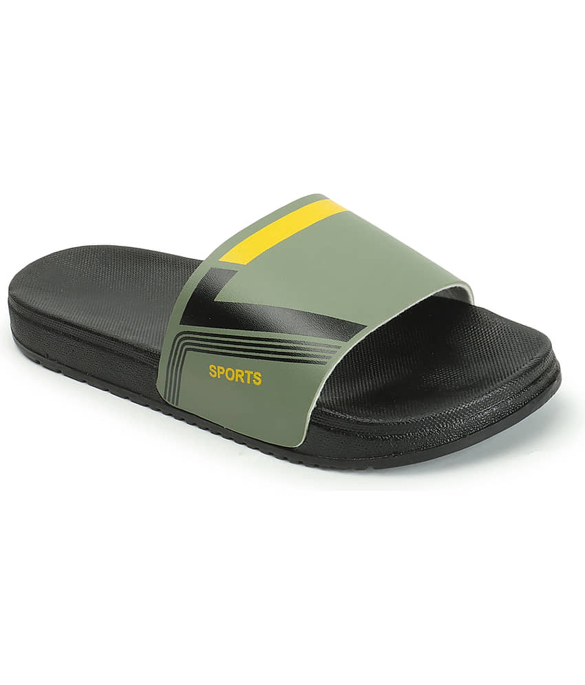 CLOSHO White Men's Slide Flip Flop view 2