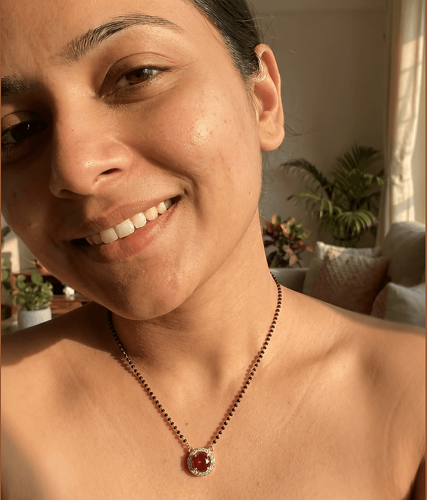 AKLINA White Mangalsutra ( Pack of 1 ) view 2