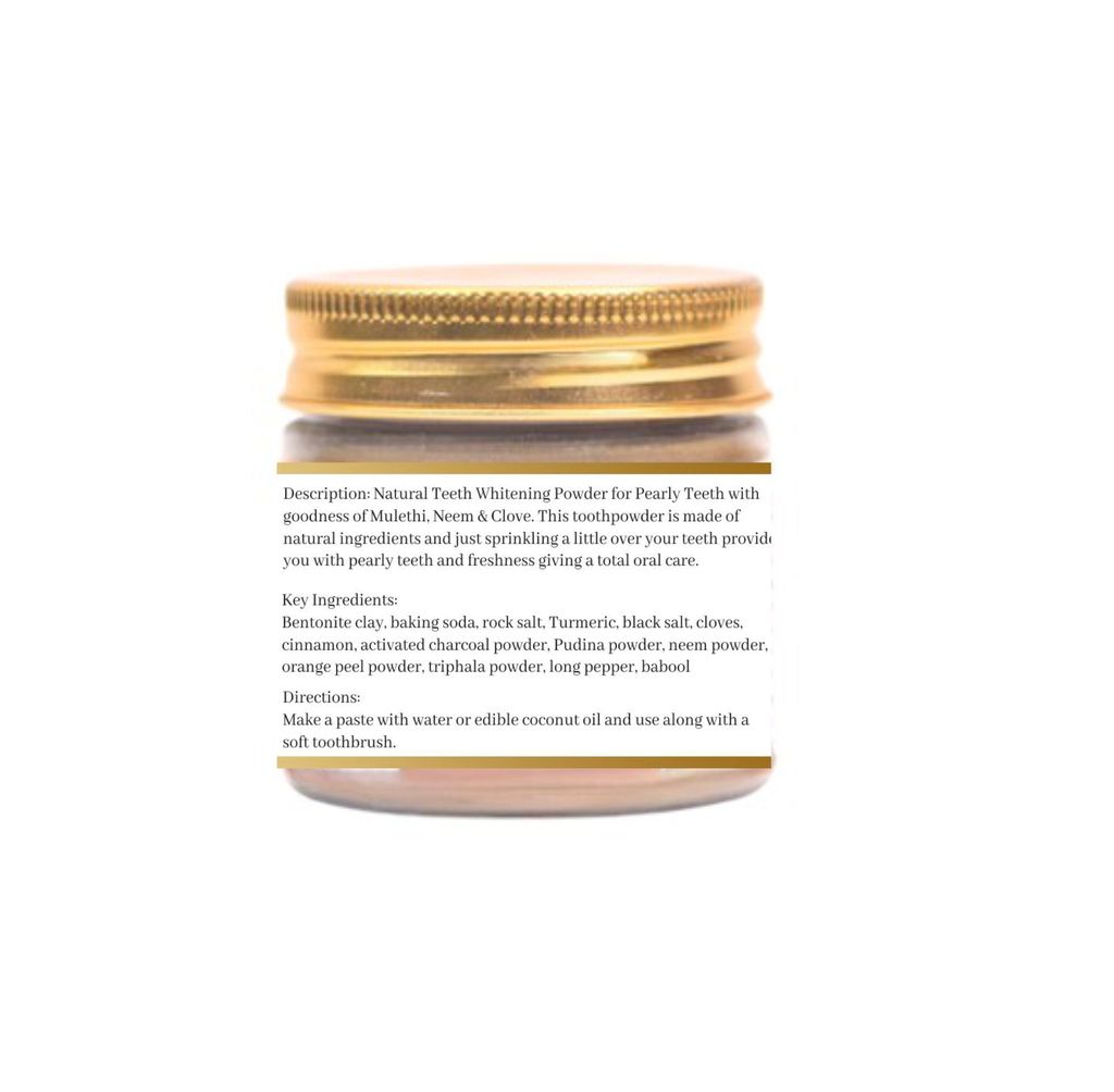 RADIANCE | Teeth Whitening Powder | Bentonile Clay | Activated Charcoal | Polish | Whighten | Refresh view 2