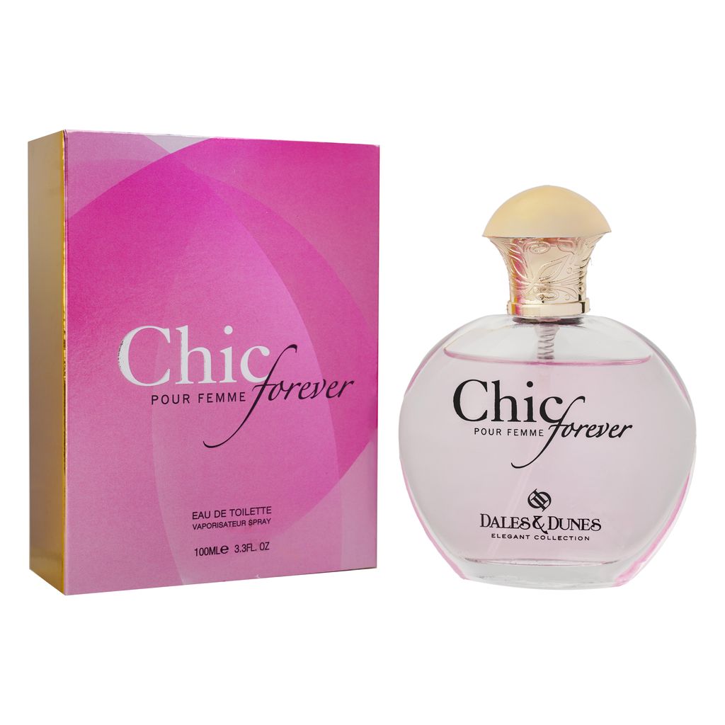 Dales & Dunes Chic Forever Eau De Toilette Perfume for Women 100ML | Long Lasting Floral Fruity Fragrance | Premium EDT for Daily Wear, Office, Parties & Special Occasions