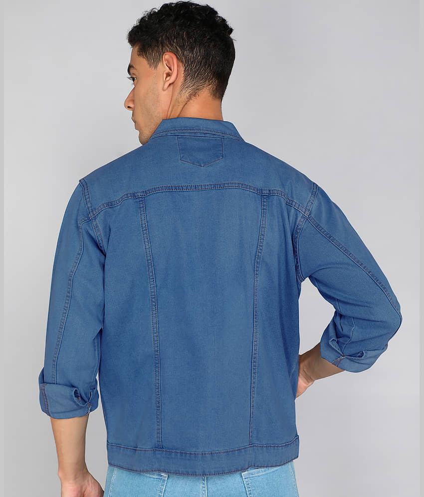 FTX Denim Men's Denim Jacket - Light Blue ( Pack of 1 ) view 2