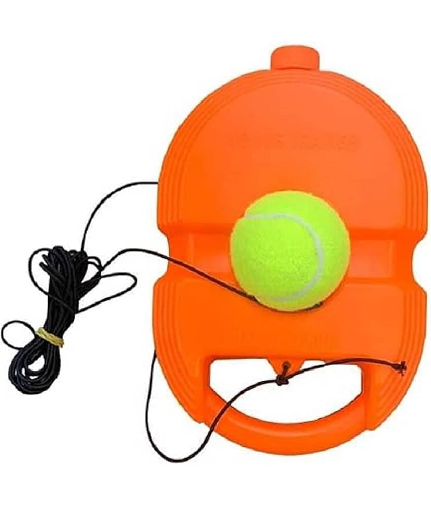 FEDIFU Tennis Trainer Rebound Ball with String Solo Tennis Trainer Set Self Tennis Practice Ball with String Cricket Trainer Rebound Ball with Rope Fill Sand or Water