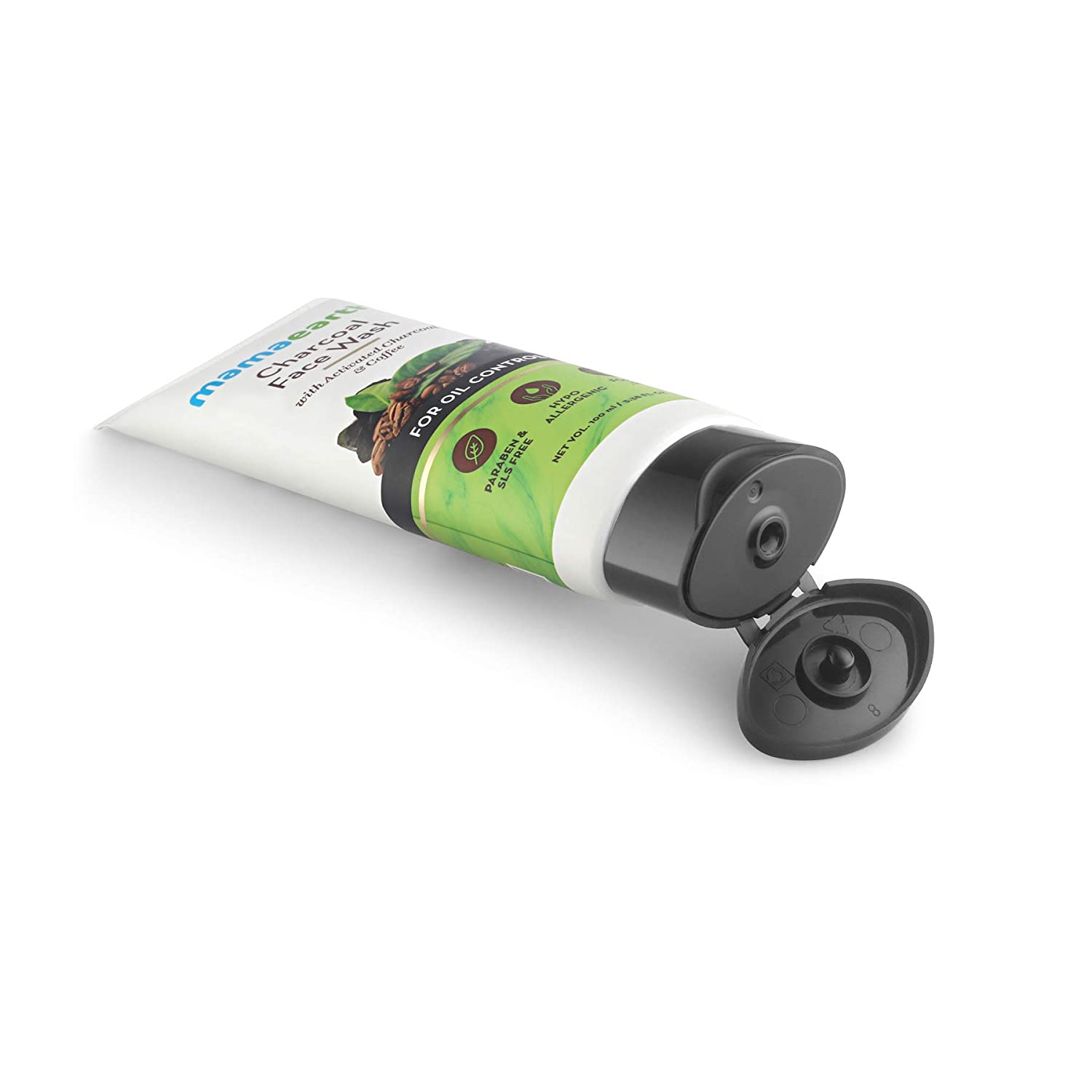 Mamaearth Charcoal Natural Face Wash For Oil Control And Pollution Defence, 100 ml view 2