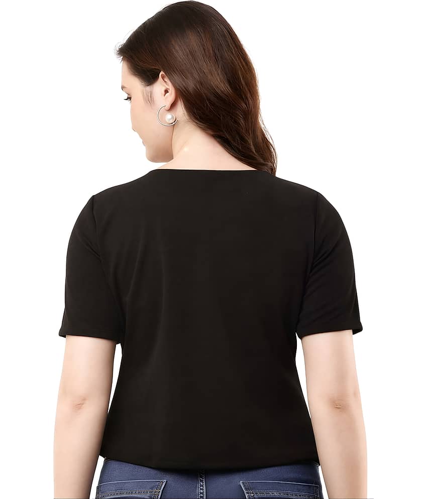 Hemang Fashion Women's Polyester Shirt Style Top ( Red ) view 2