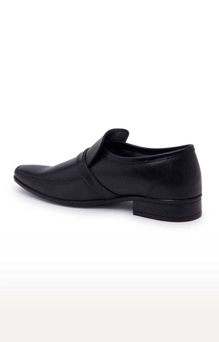 Men's Black Leather Formal Slip-ons view 2