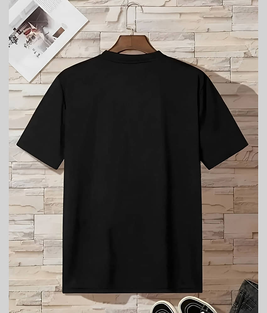 AOOSH Men Cotton Blend Oversized Fit Printed T-Shirt ( Mustard ) view 2