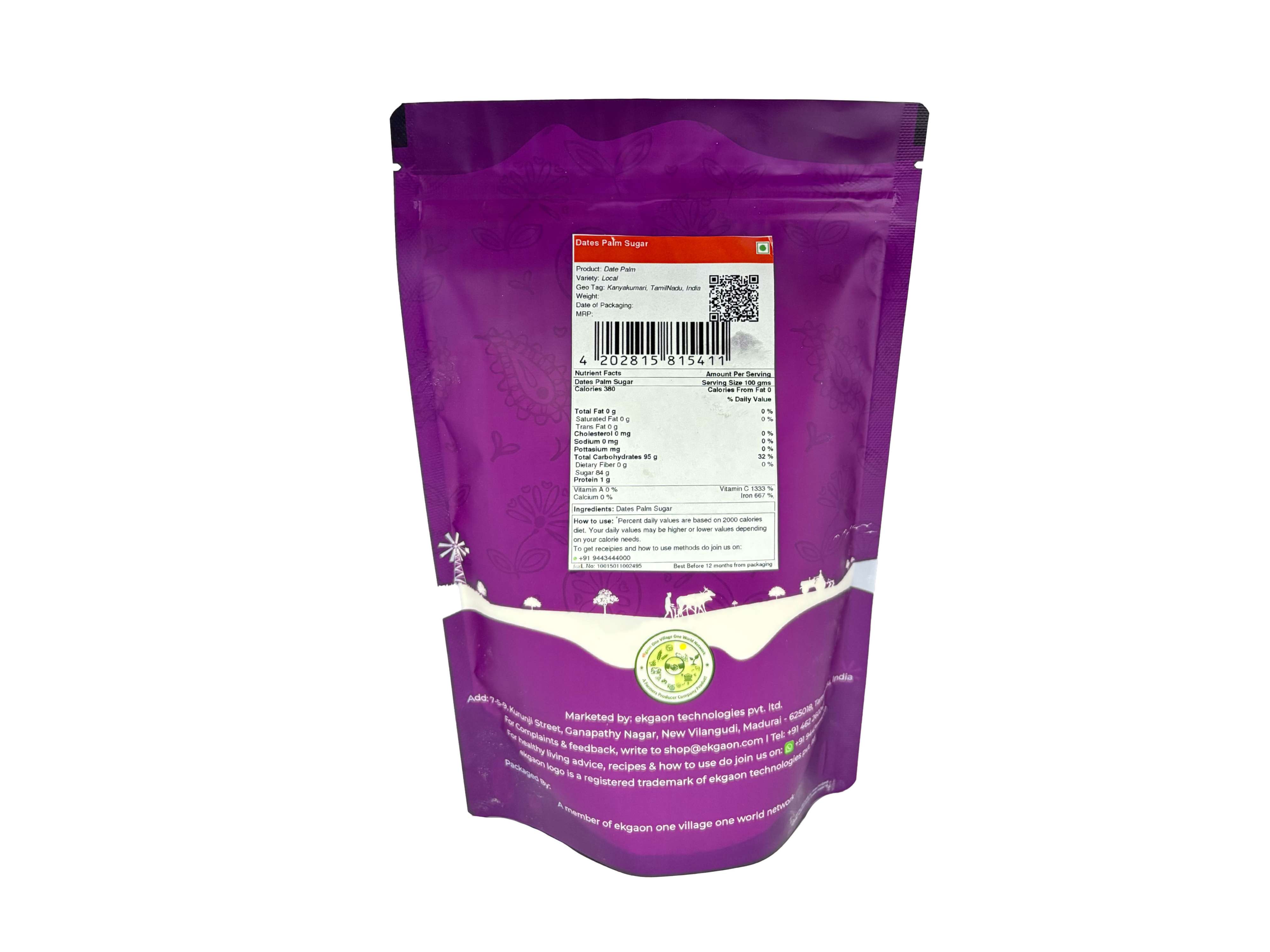 Ekgaon Dates Palm Sugar (500g) view 2