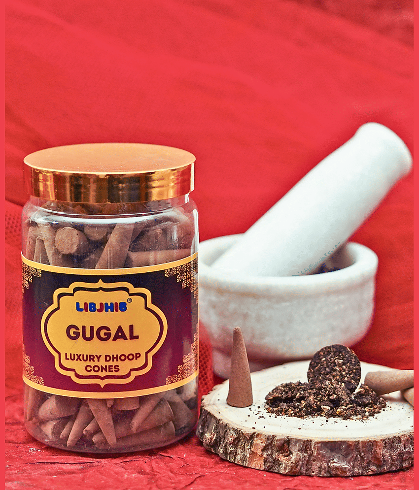 Libjhib Incense Dhoop Cone Guggal 200 gm ( Pack of 1 ) view 2