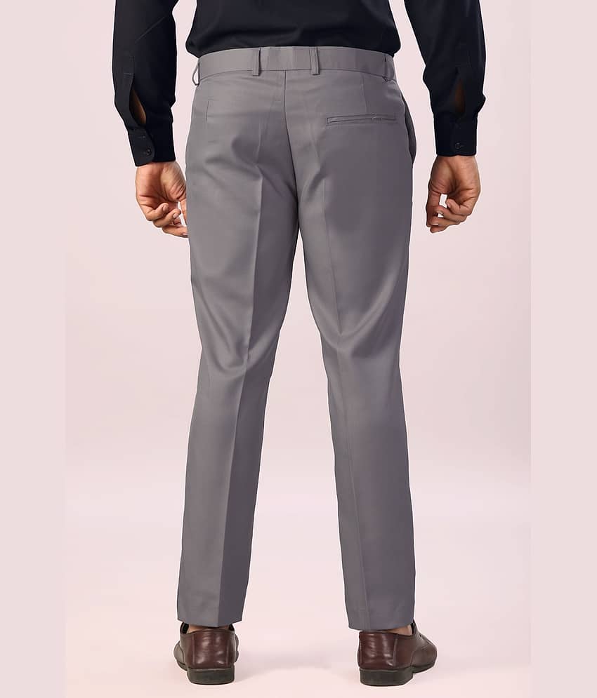 MOUDLIN Regular Men's Formal Trouser - Black ( Pack of 1 ) view 2